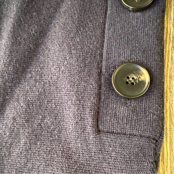 Ann Taylor Sweater Stretch Dress Navy Extra Fine Merino Wool XS / fits S NWOT - Picture 5 of 10